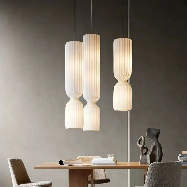 Japandi Wooden Dome Pendant Light – Brika