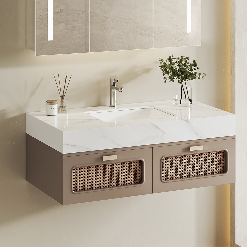 Japandi Small Bathroom Vanity