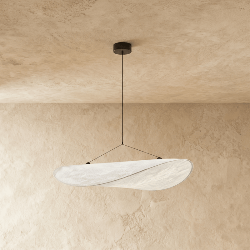Japandi Cloud Paper-Look Pendant Light - Candila
