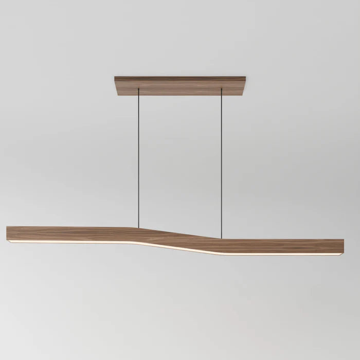 Japandi Organic Curved Pendant Light – Canyen