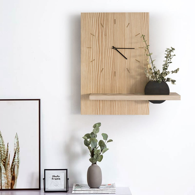 Japandi Wood Wall Clock