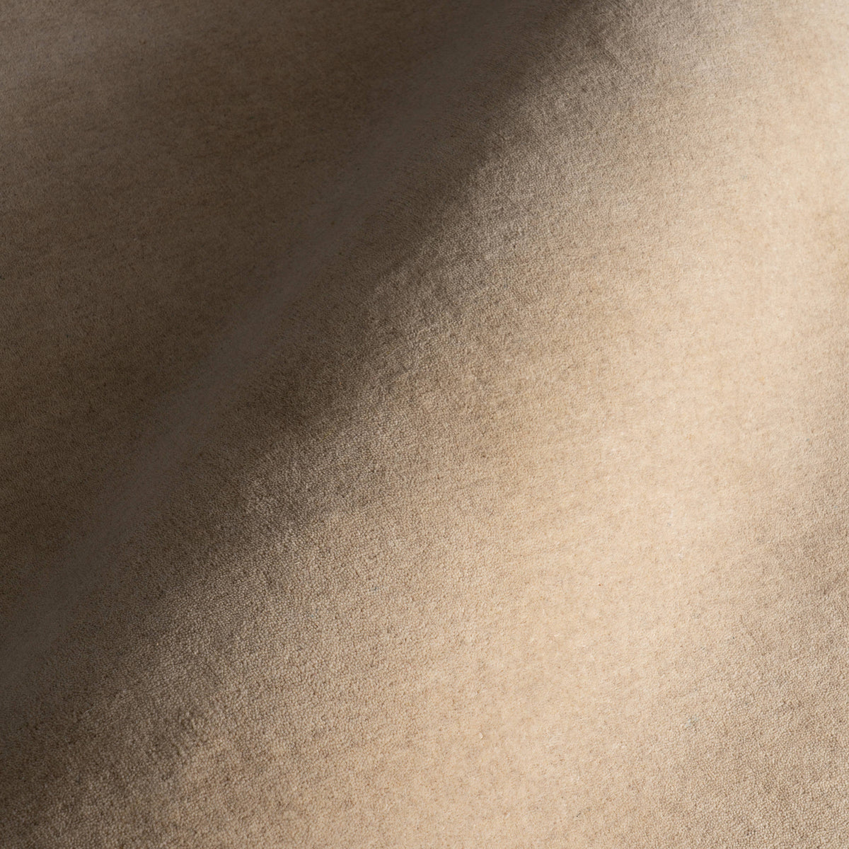 Japandi Tan Wool Rug with End Borders - Terre – view 3