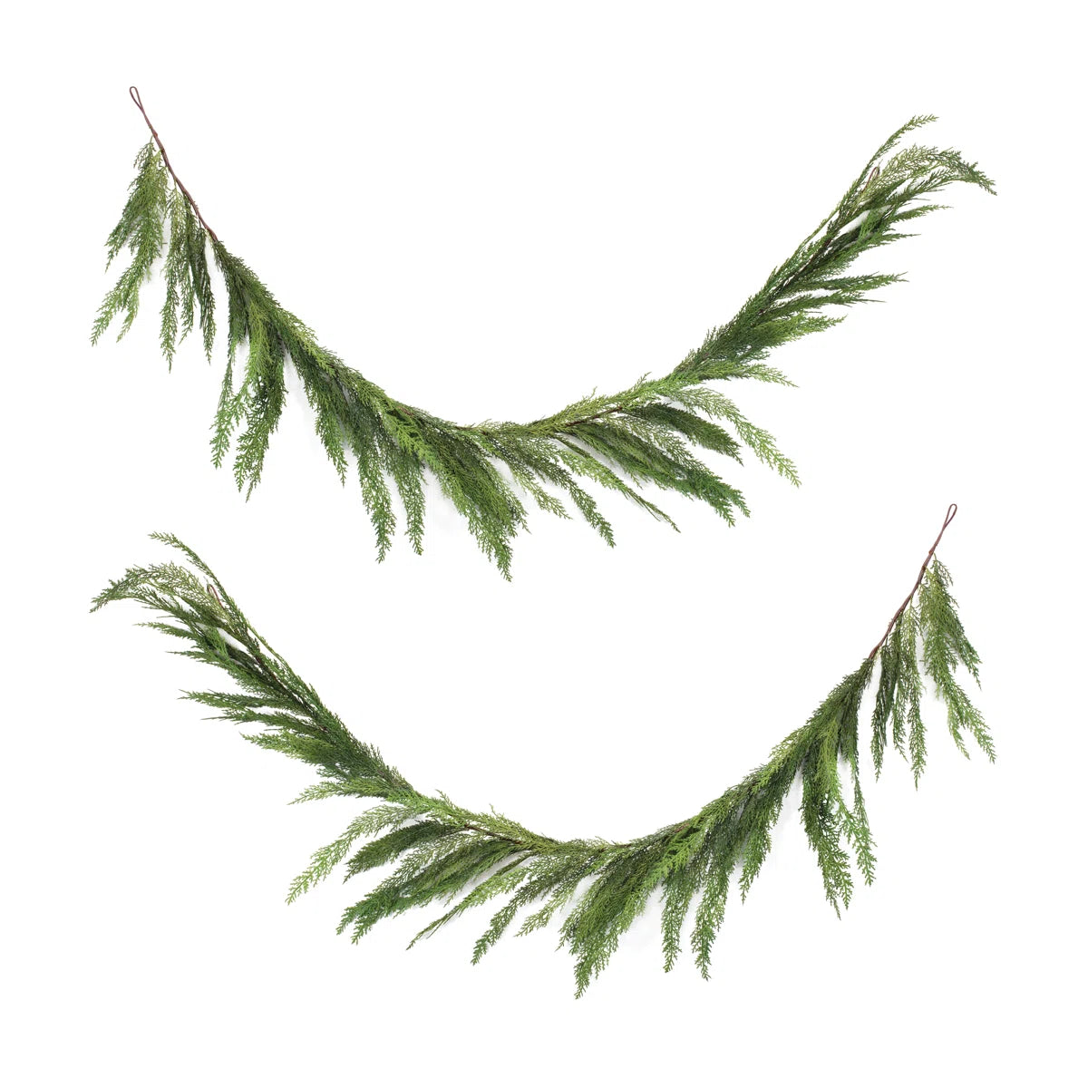Set of 2 cedar garlands