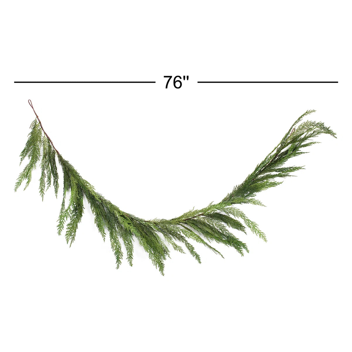 Cedar garland length