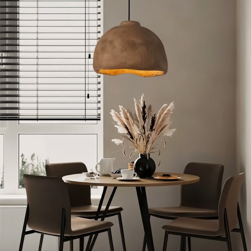 Japandi Industrial Glass Pendant Light – Darnel