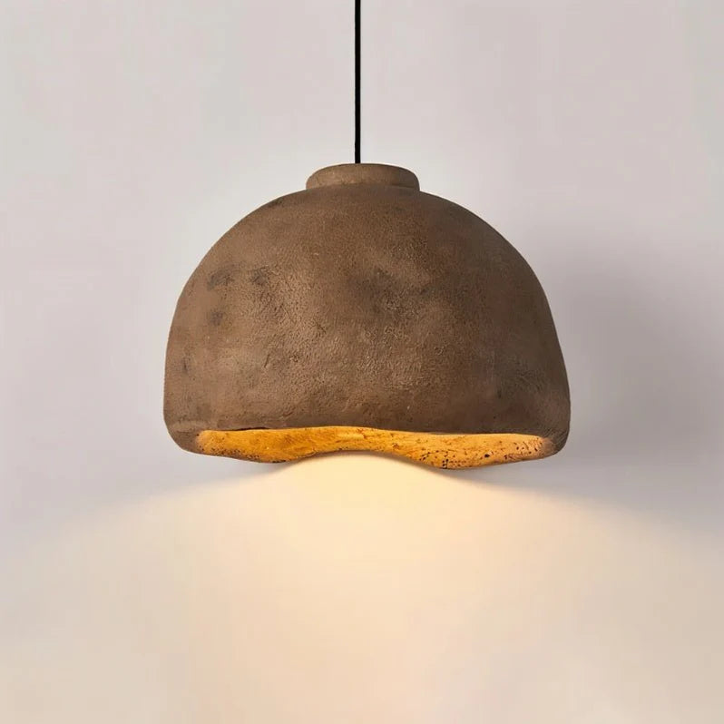 Japandi Industrial Glass Pendant Light – Darnel