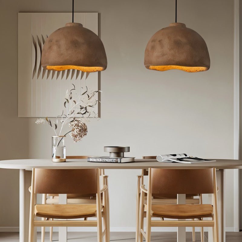 Japandi Industrial Glass Pendant Light – Darnel
