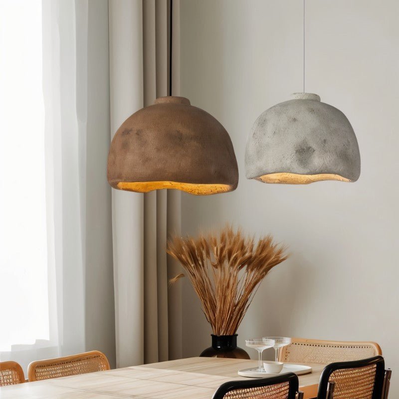 Japandi Industrial Glass Pendant Light – Darnel