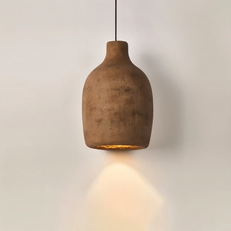 Japandi Industrial Glass Pendant Light – Darnel