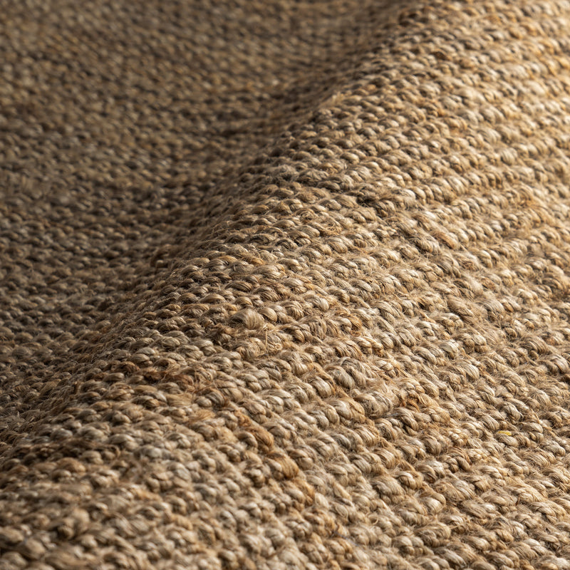 Japandi Chunky Tasseled Jute Rug - Natural