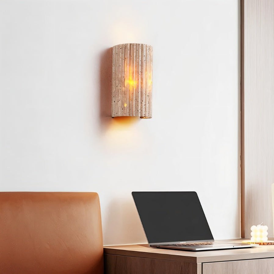 Japandi Soft Curved Wall Lamp With Diffused Glow – Diuha