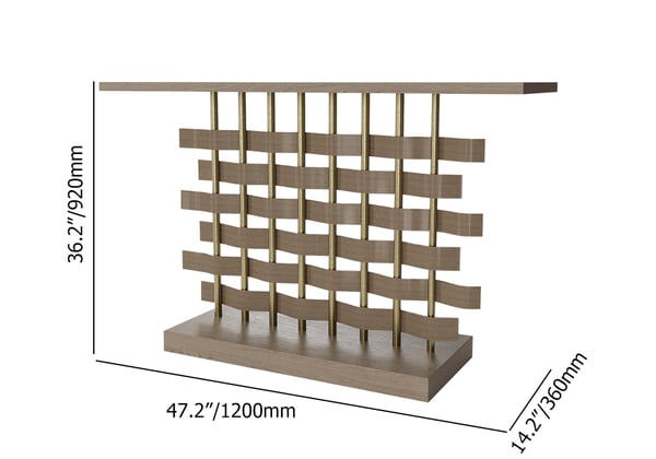 Japandi Modern Console Table