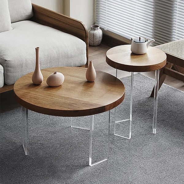 Modern Japandi Coffee Table (2 Pcs)