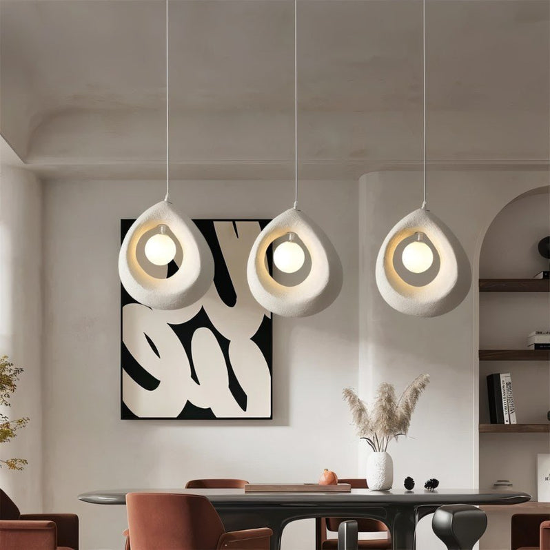 Japandi Round Halo Pendant Light – Enso