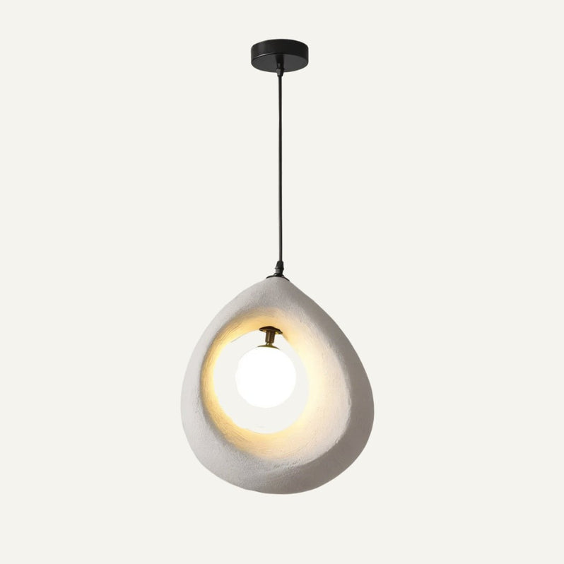 Japandi Round Halo Pendant Light – Enso
