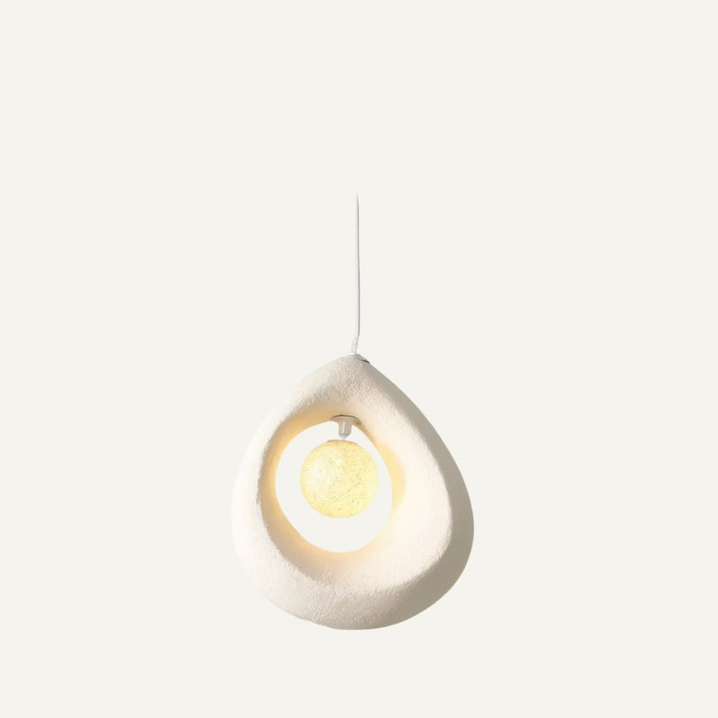 Japandi Round Halo Pendant Light – Enso