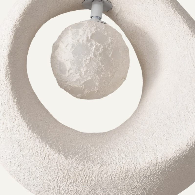 Japandi Round Halo Pendant Light – Enso