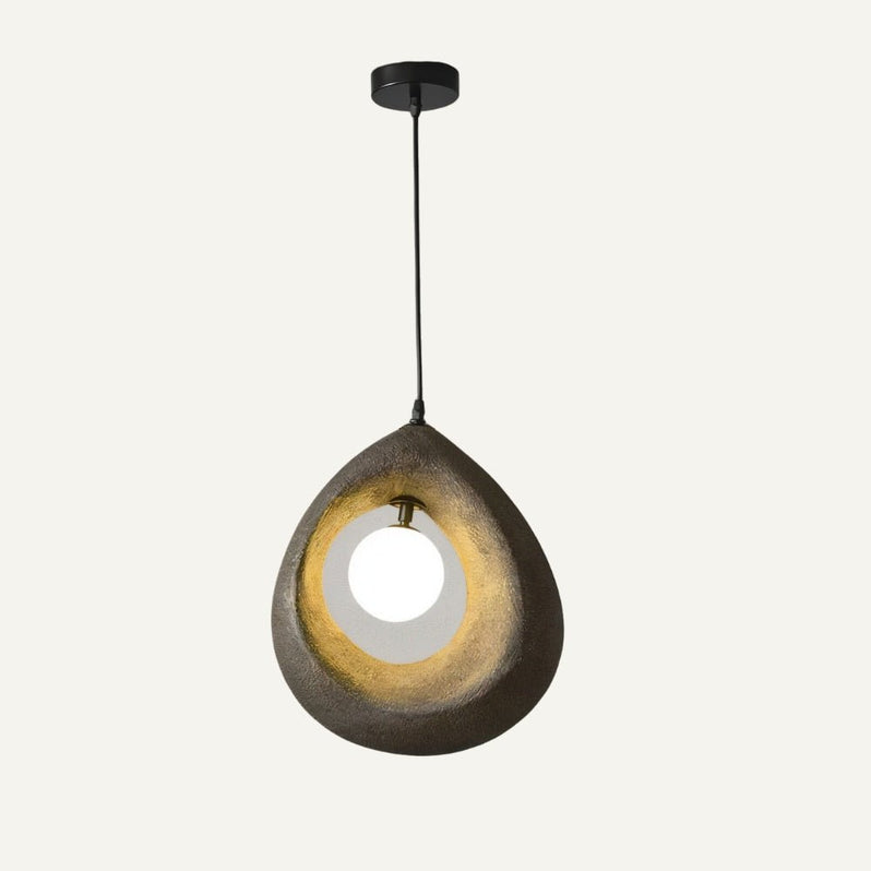 Japandi Round Halo Pendant Light – Enso