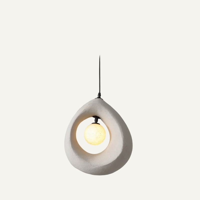 Japandi Round Halo Pendant Light – Enso