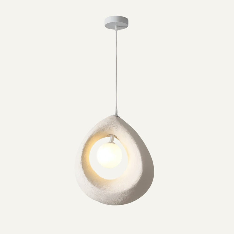 Japandi Round Halo Pendant Light – Enso
