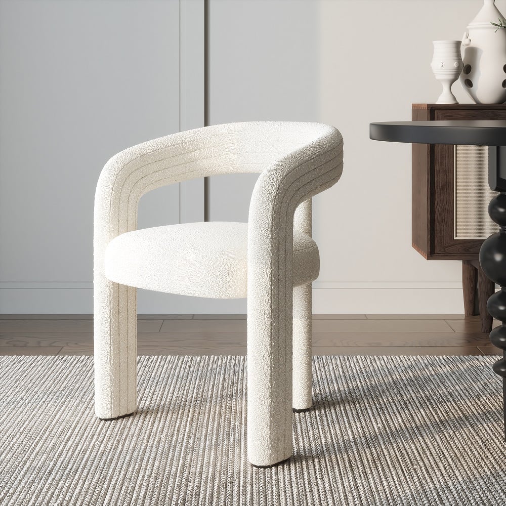 Japandi Bouclé Chair (x2)