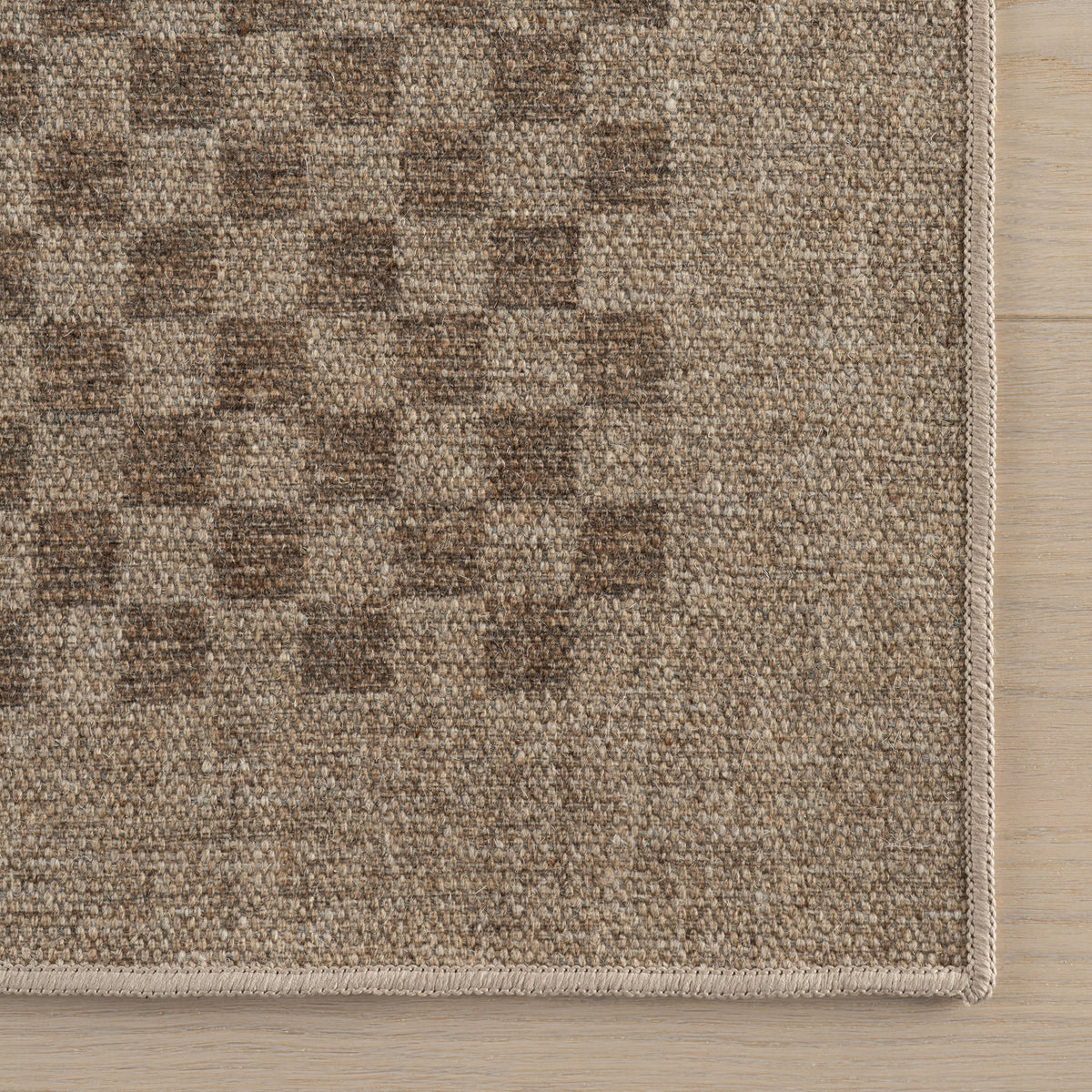 Japandi Washable Checkered Rug by Nate Berkus - Watts – view 4