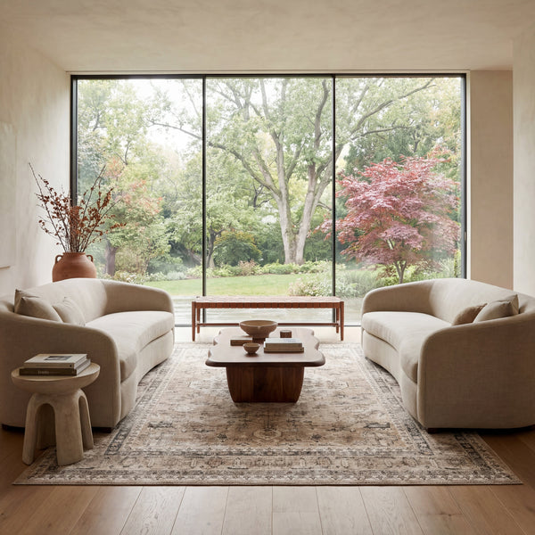 Japandi Washable Low Pile Rug - Keyara