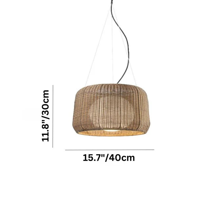 Japandi Tapered Glass Pendant Light – Feor