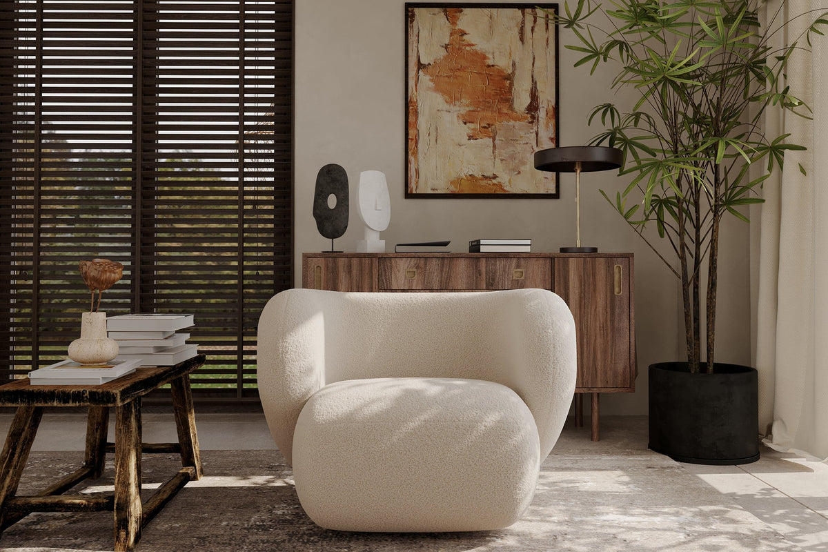 Flora armchair in a room