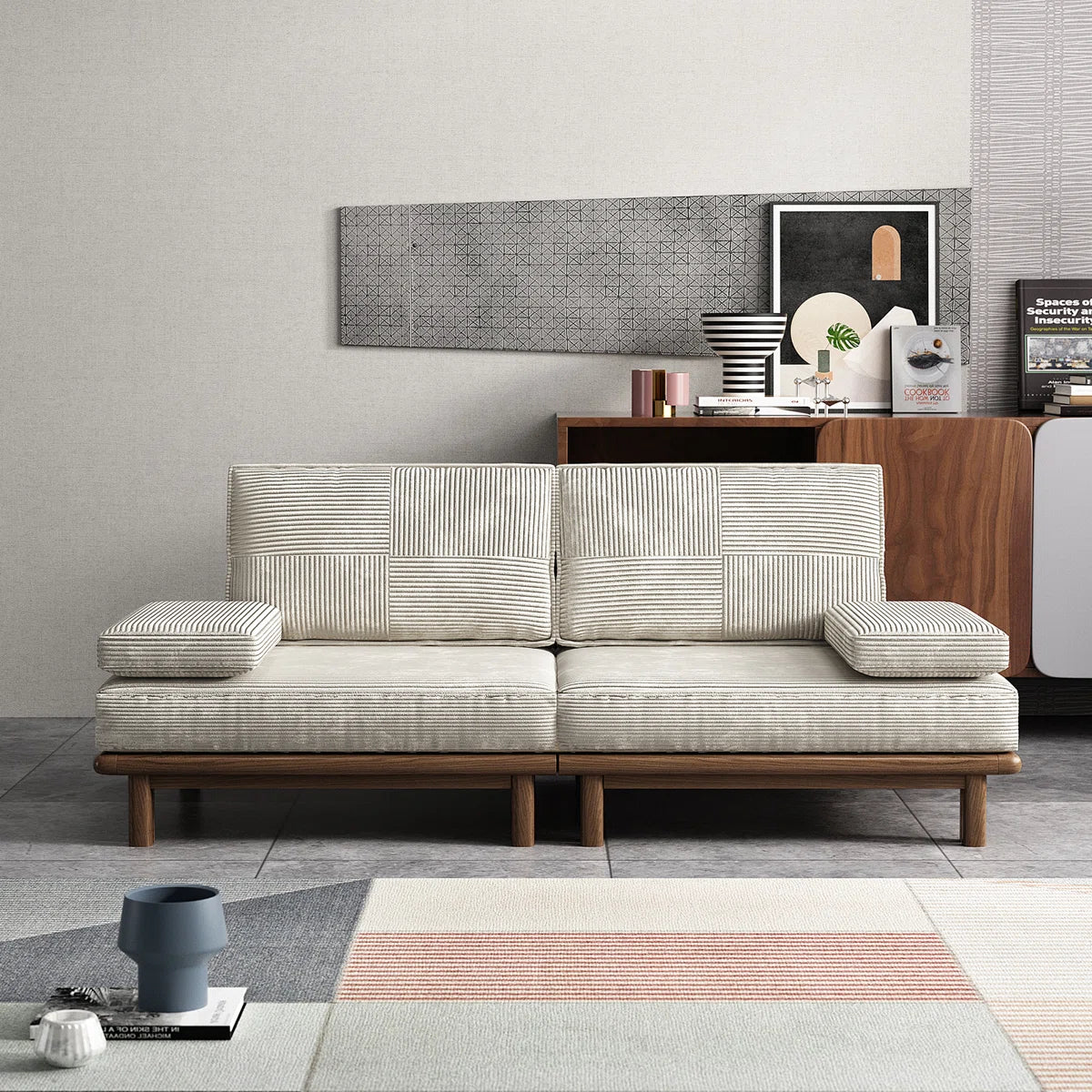 Gagik sofa seen from the front in a living room