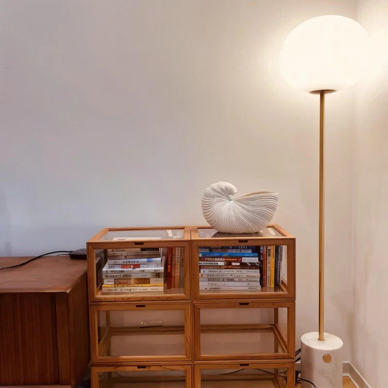 Japandi Dual Shade Sculptural Floor Lamp – Galix