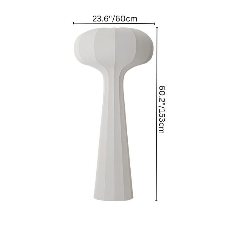 Japandi Minimalist Matte Black Floor Lamp – Himins