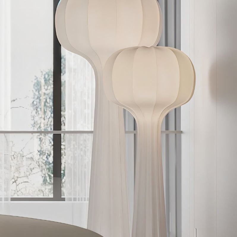 Japandi Minimalist Matte Black Floor Lamp – Himins