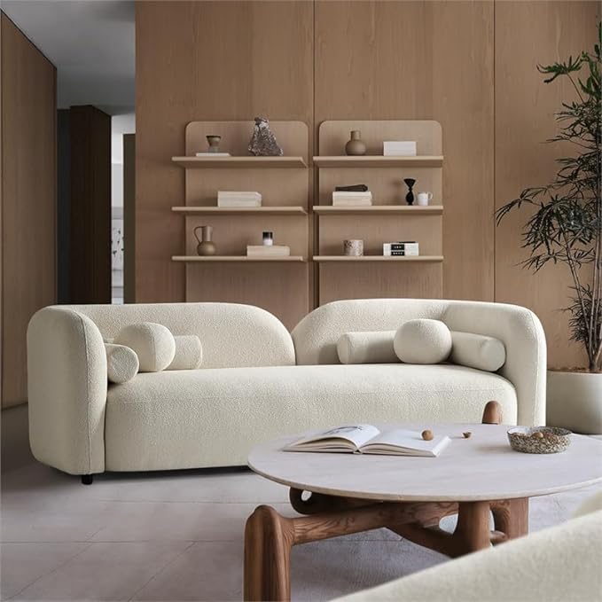 Japandi Style Boucle Sofa
