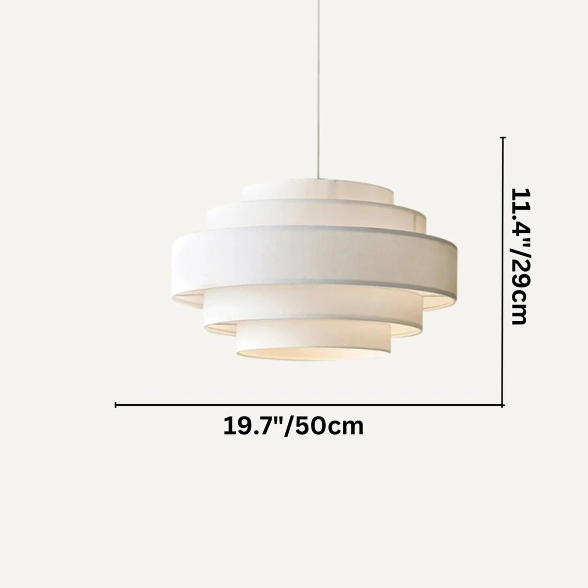 Japandi Stacked Ceramic Pendant Light – Laban