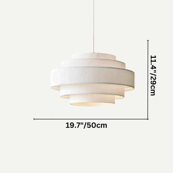 Japandi Stacked Ceramic Pendant Light – Laban