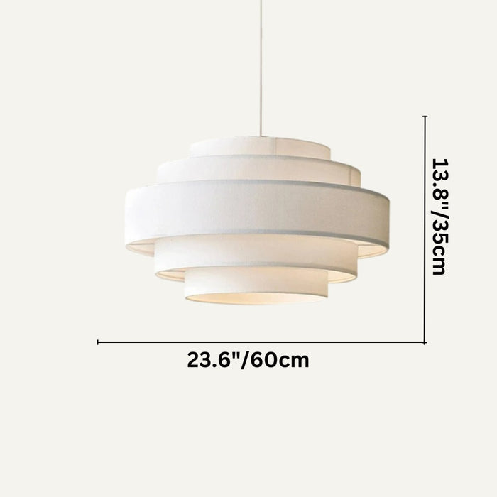 Japandi Stacked Ceramic Pendant Light – Laban
