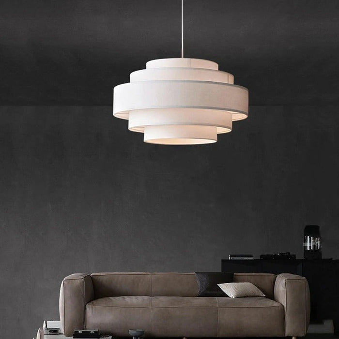Japandi Stacked Ceramic Pendant Light – Laban