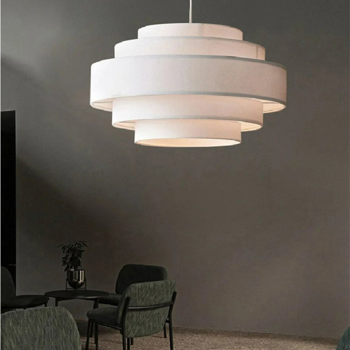 Japandi Stacked Ceramic Pendant Light – Laban
