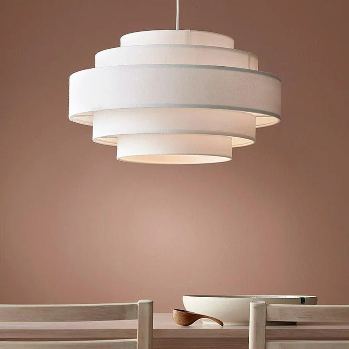Japandi Stacked Ceramic Pendant Light – Laban
