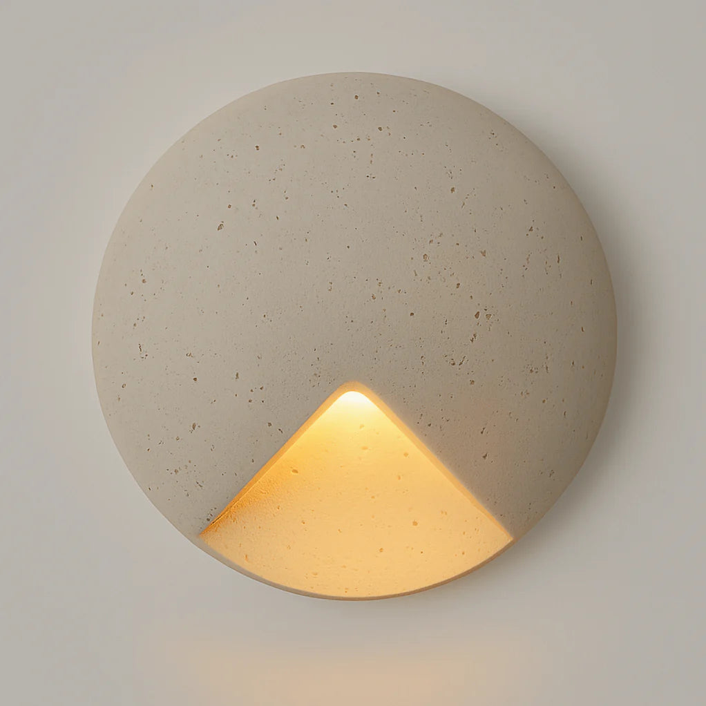 Japandi Cone-Shaped Metal Wall Lamp – Lexora