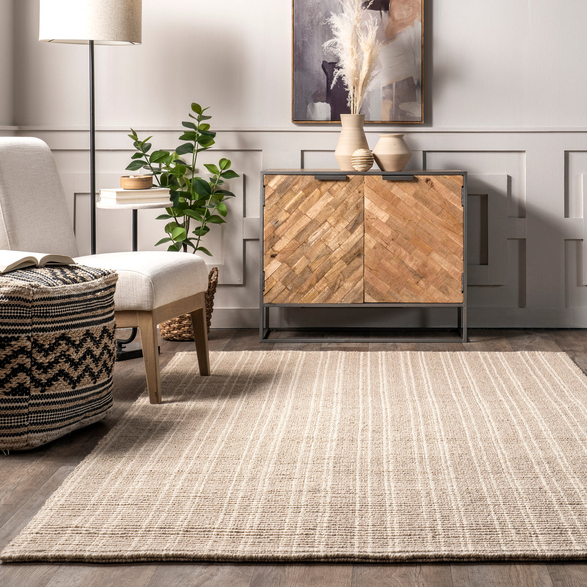 Japandi Natural Rug