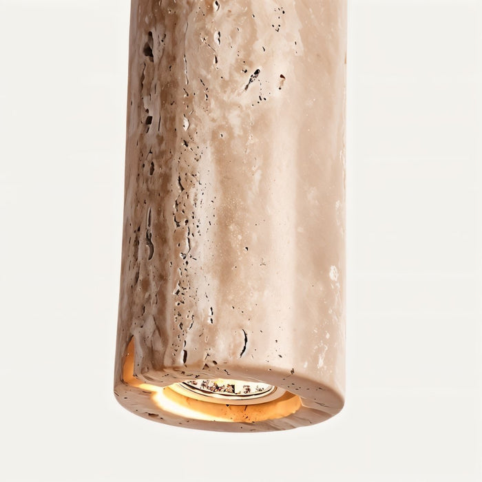 Japandi Sculpted Wood Pendant Light – Marus