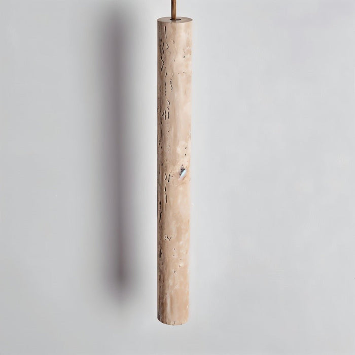 Japandi Sculpted Wood Pendant Light – Marus