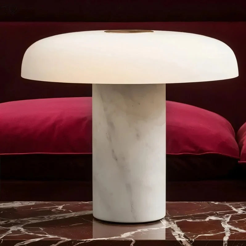 Japandi Natural Texture Table Lamp With Soft Glow – Nalpi