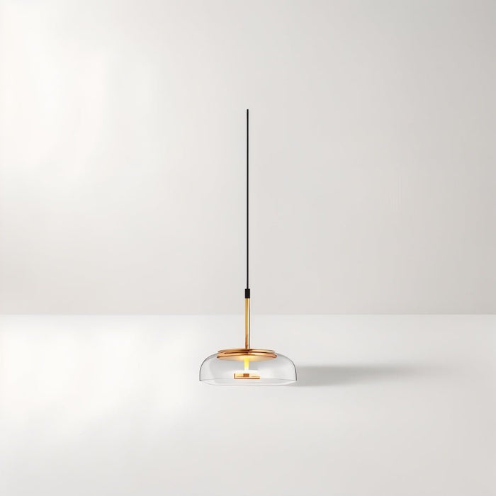 Japandi Linear Brass Chandelier – Nordlite