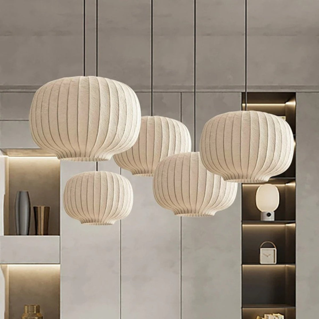 Japandi Sculptural Pendant Light – Patinka