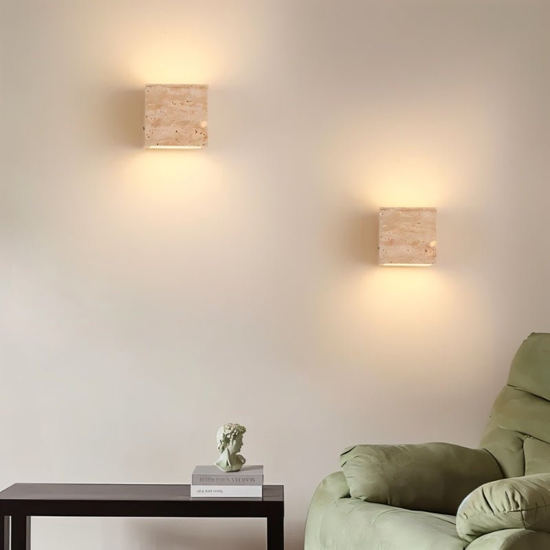 Japandi Vertical Metal Wall Lamp With Warm Diffuser – Phostic