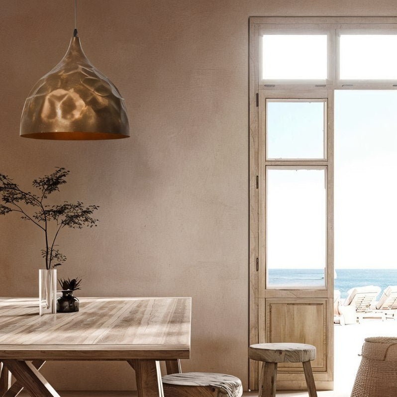 Japandi Natural Rattan Pendant Light – Prairie