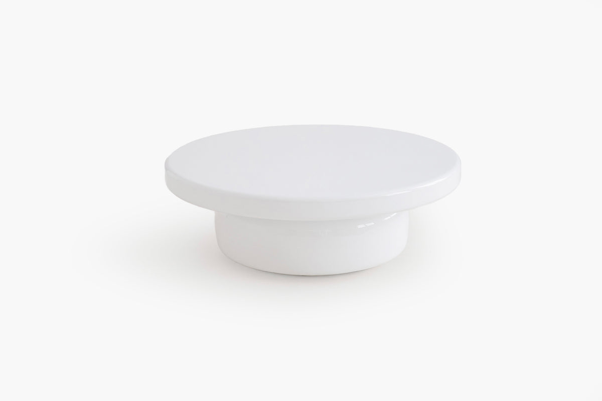 Japandi Round Go Stone Coffee Table - Seki – view 2